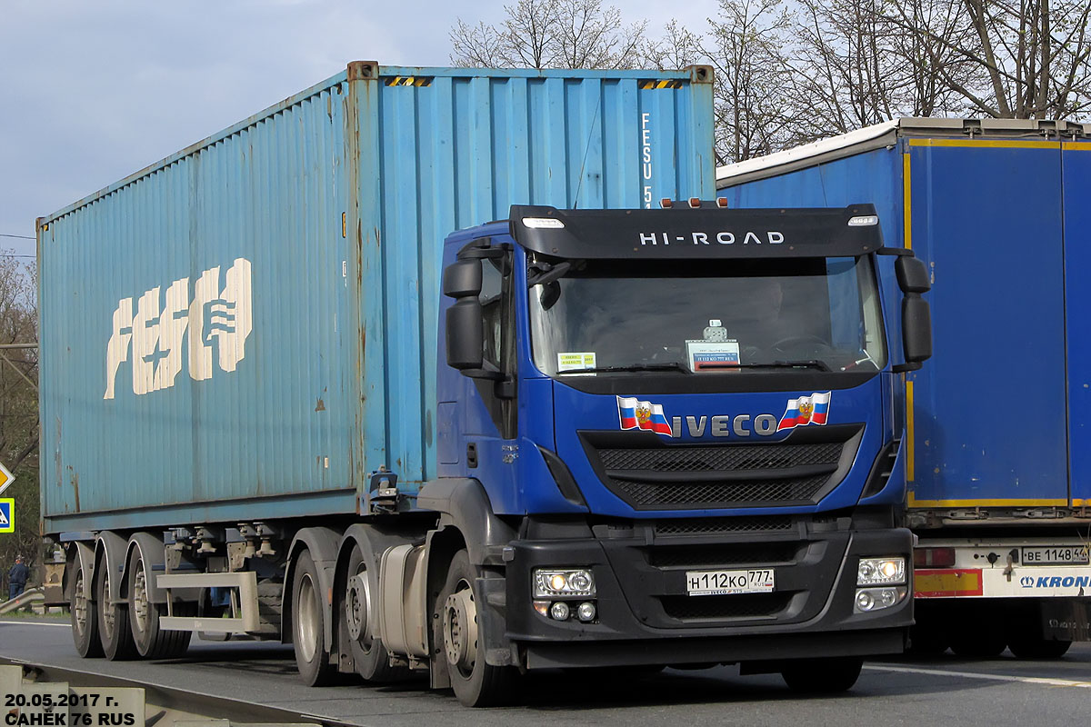 Москва, № Н 112 КО 777 — IVECO Stralis ('2012) 420