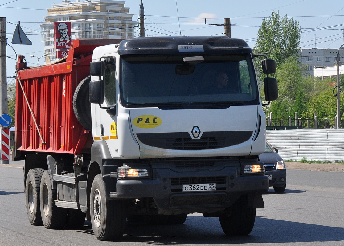 Омская область, № С 362 ЕЕ 55 — Renault Kerax [X9P]