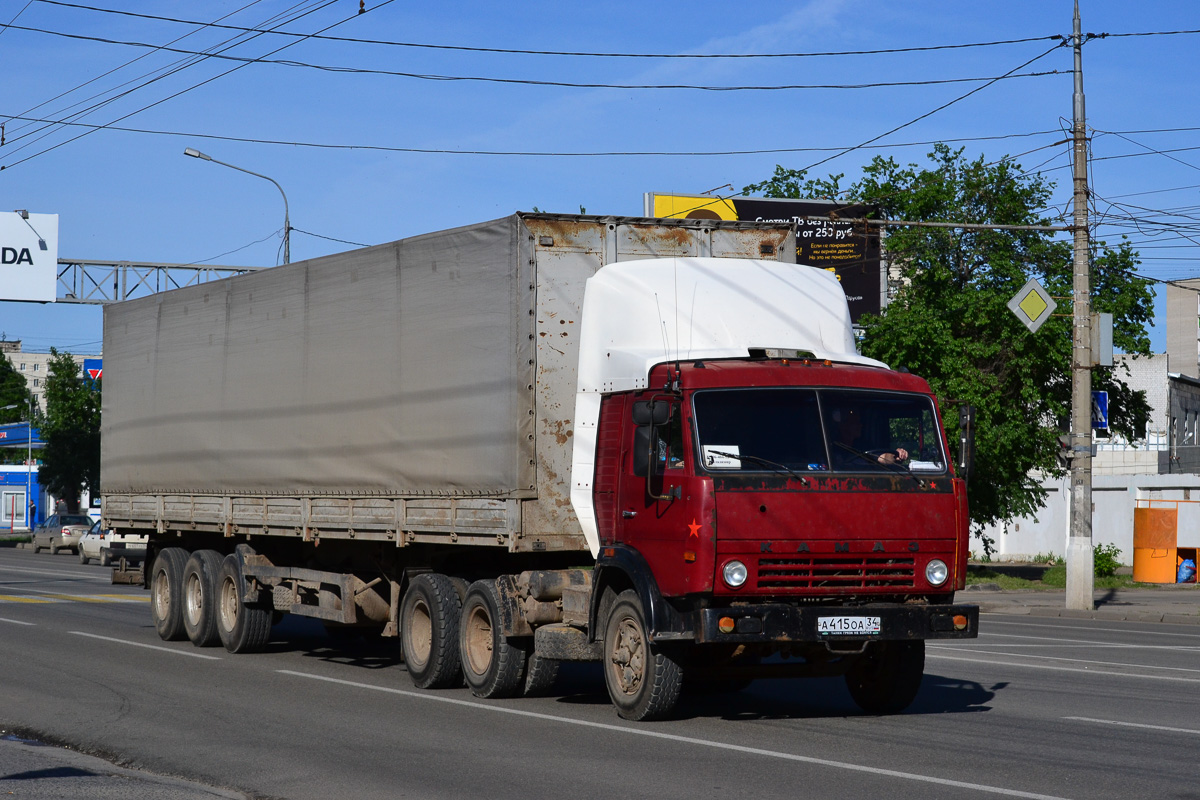 Волгоградская область, № А 415 ОА 34 — КамАЗ-5410