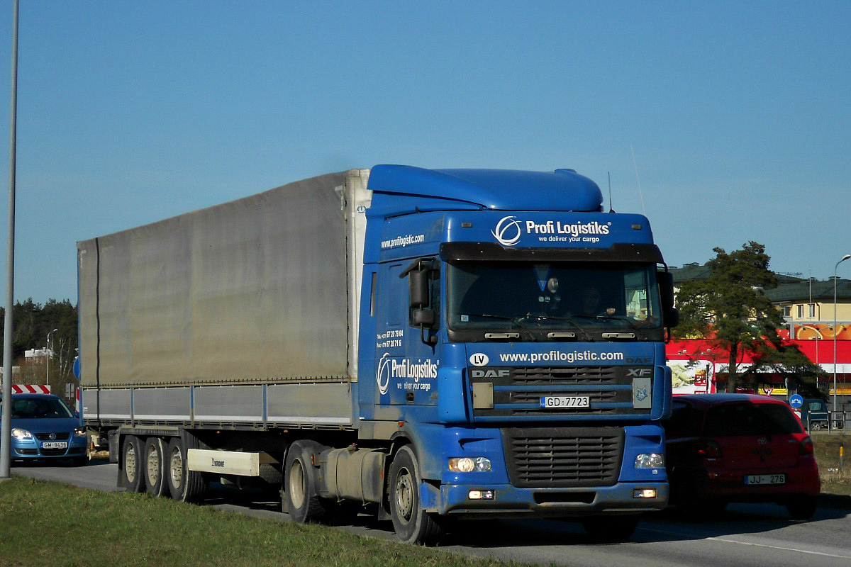 Латвия, № GD-7723 — DAF XF95 FT