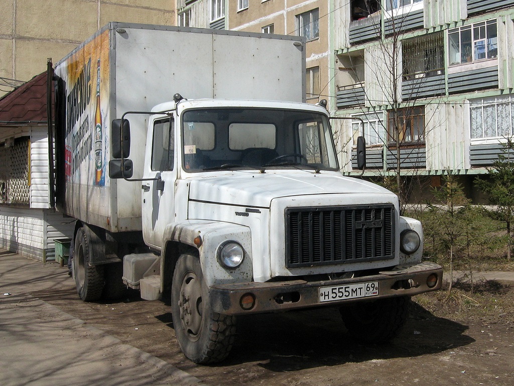 Тверская область, № Н 555 МТ 69 — ГАЗ-3309
