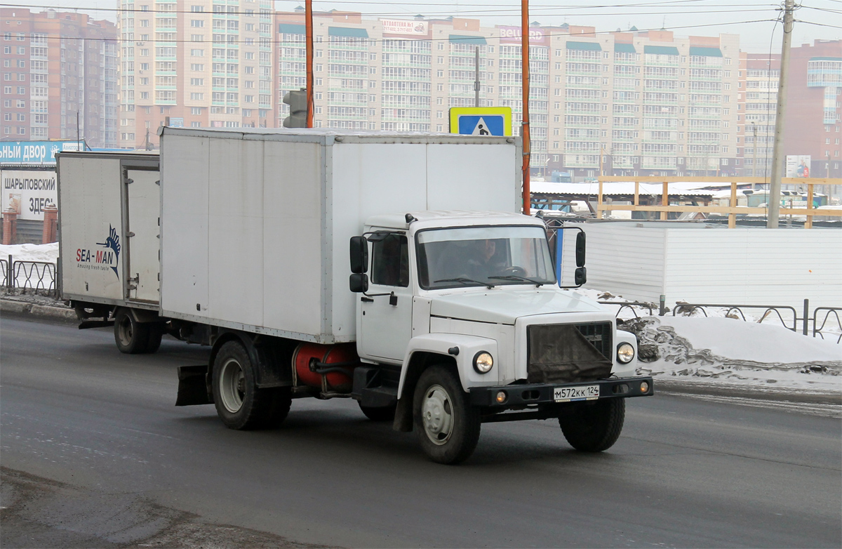 Красноярский край, № М 572 КК 124 — ГАЗ-3307