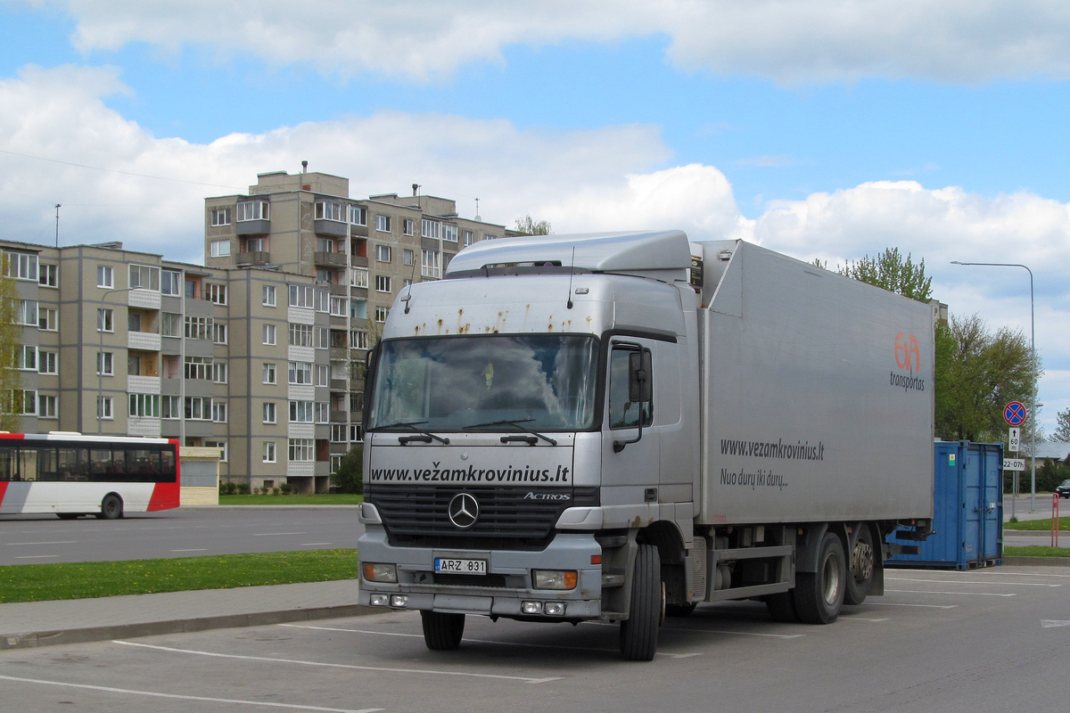 Литва, № ARZ 831 — Mercedes-Benz Actros ('1997) 2540