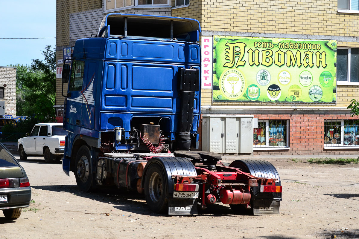 Волгоградская область, № А 795 ОМ 134 — DAF 95XF FT