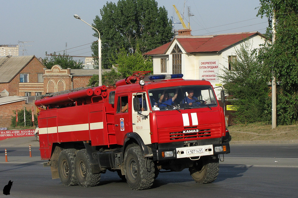 Ростовская область, № У 107 ТХ 61 — КамАЗ-43118-15 [43118R]