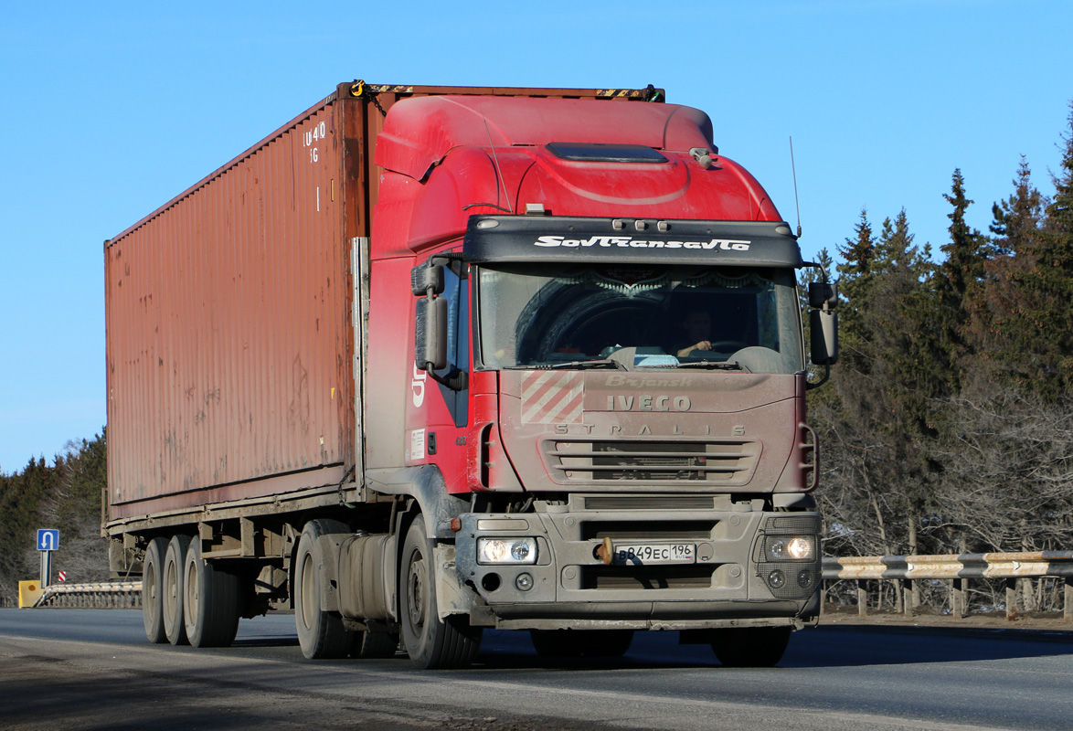 Свердловская область, № В 849 ЕС 196 — IVECO Stralis ('2002)