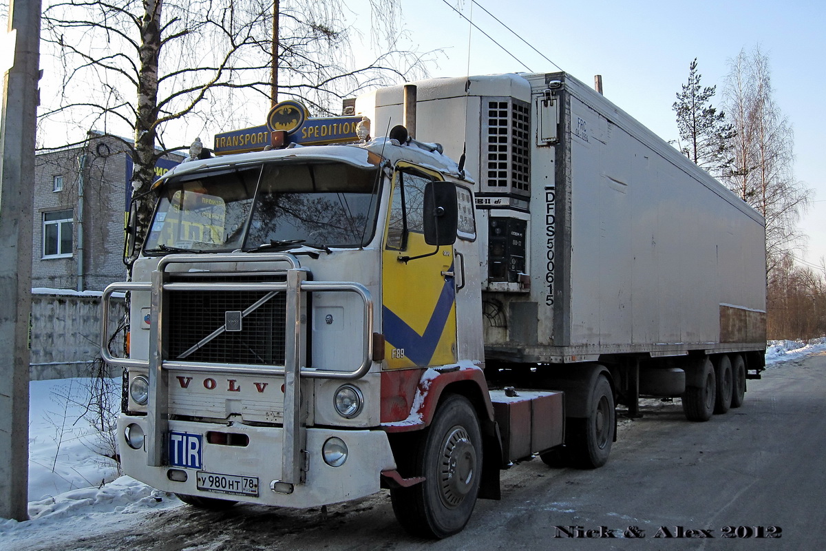 Санкт-Петербург, № У 980 НТ 78 — Volvo F89