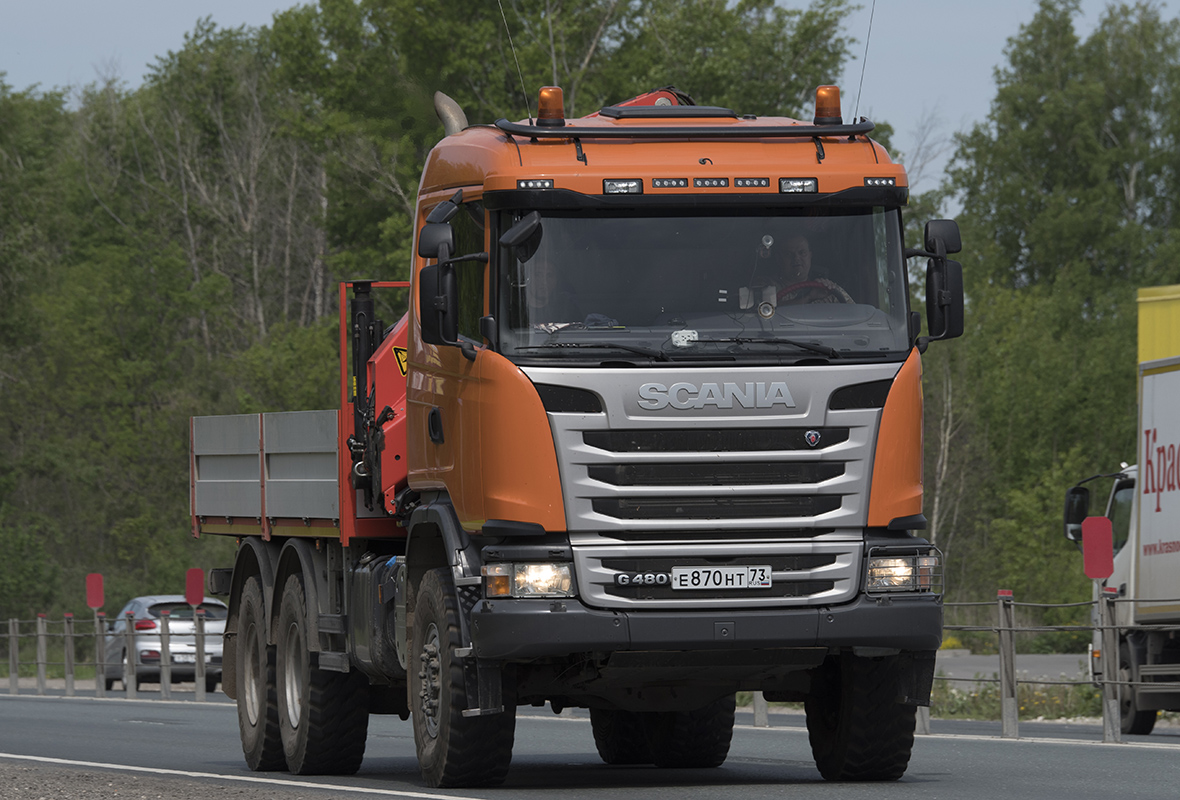 Ульяновская область, № Е 870 НТ 73 — Scania ('2013) G480