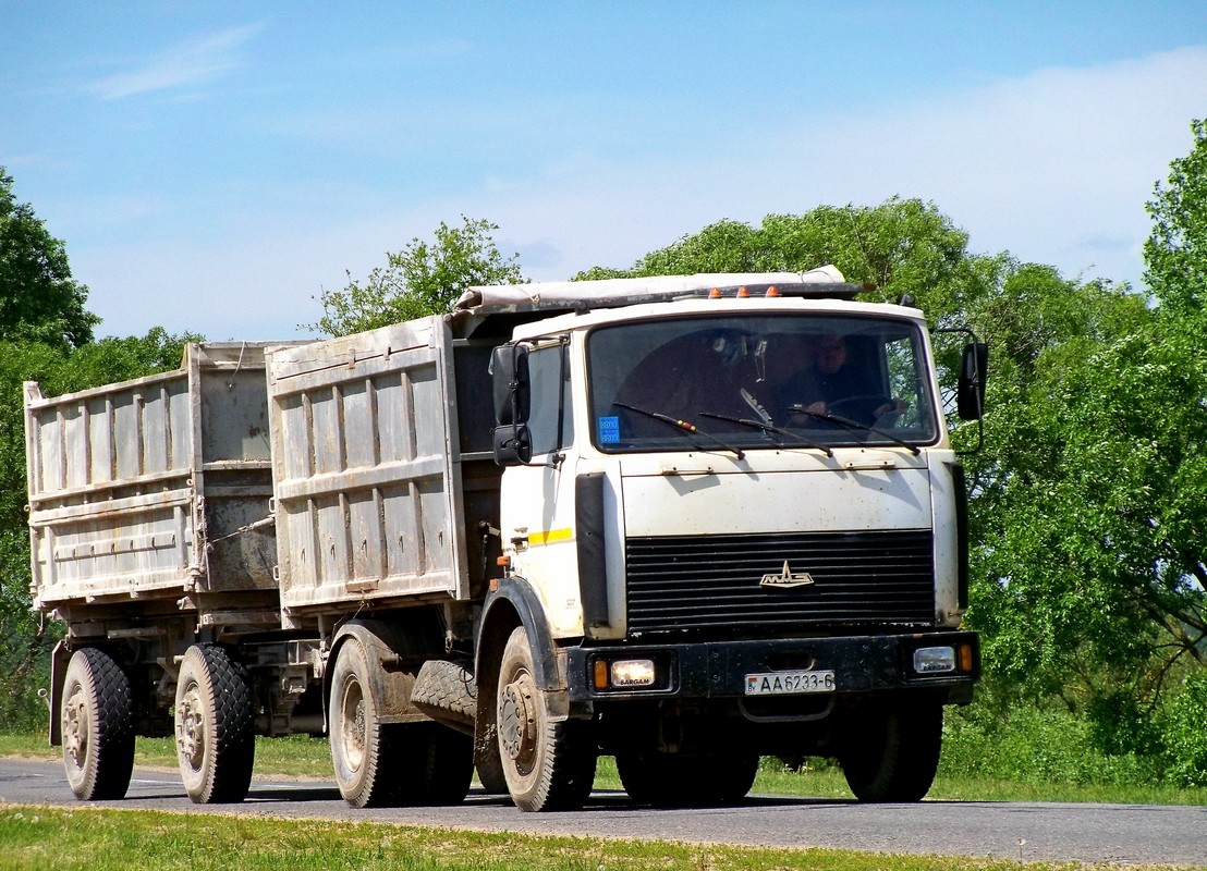 Могилёвская область, № АА 6233-6 — МАЗ-5551 (общая модель)