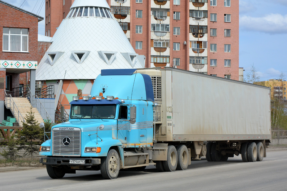 Саха (Якутия), № К 574 ВР 14 — Freightliner FLD 120