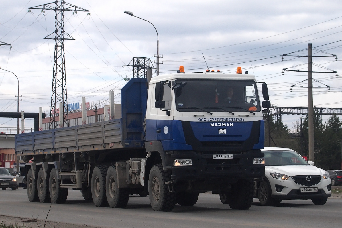 Ханты-Мансийский автоном.округ, № А 558 ВТ 186 — МАЗ-MAN-6465