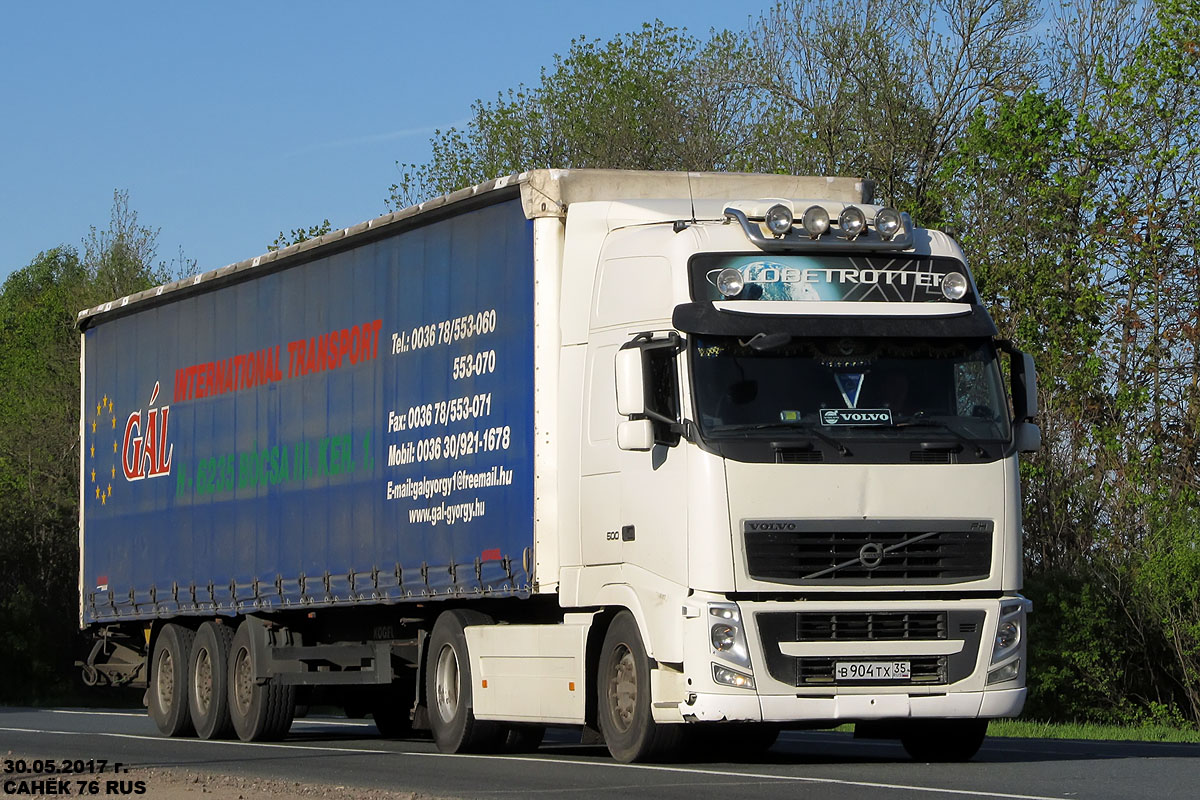 Вологодская область, № В 904 ТХ 35 — Volvo ('2008) FH.500