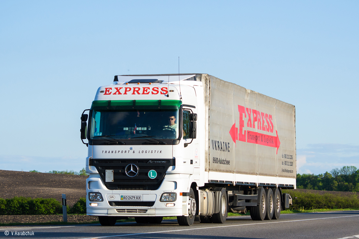 Закарпатская область, № АО 2479 АХ — Mercedes-Benz Actros ('2003) 1841