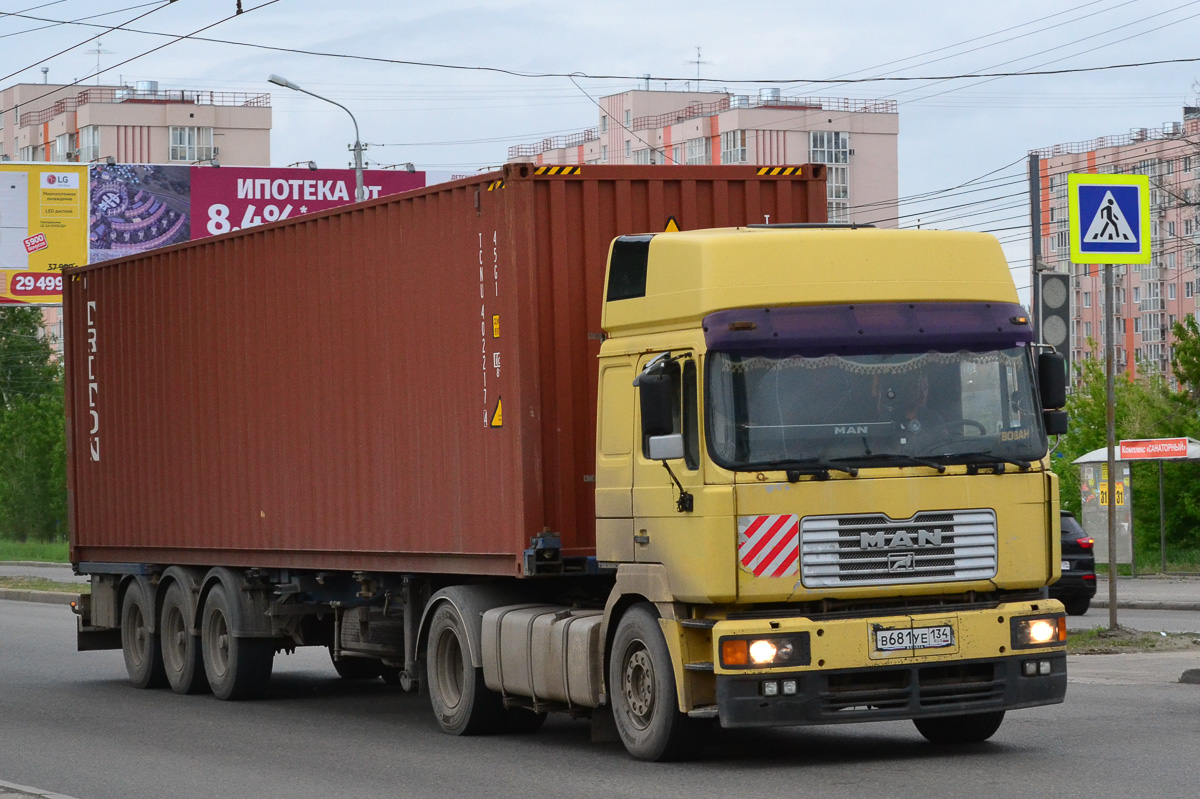 Волгоградская область, № В 681 УЕ 134 — MAN F2000 19.464