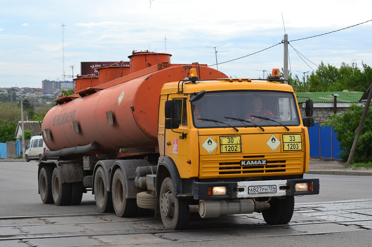 Волгоградская область, № А 827 РН 134 — КамАЗ-65116-62