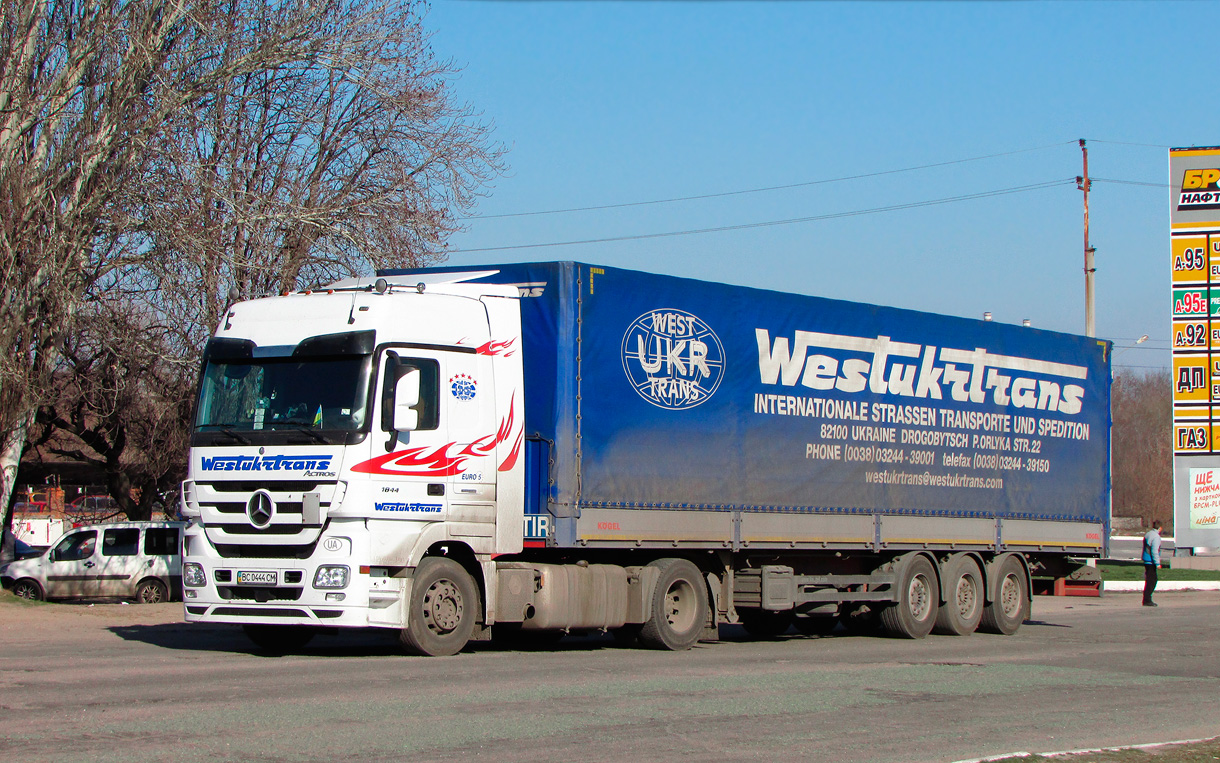 Львовская область, № ВС 0444 СМ — Mercedes-Benz Actros ('2009) 1844