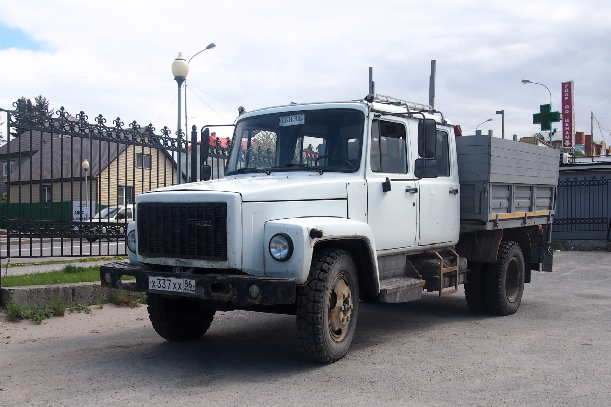 Ханты-Мансийский автоном.округ, № Х 337 ХХ 86 — ГАЗ-3309