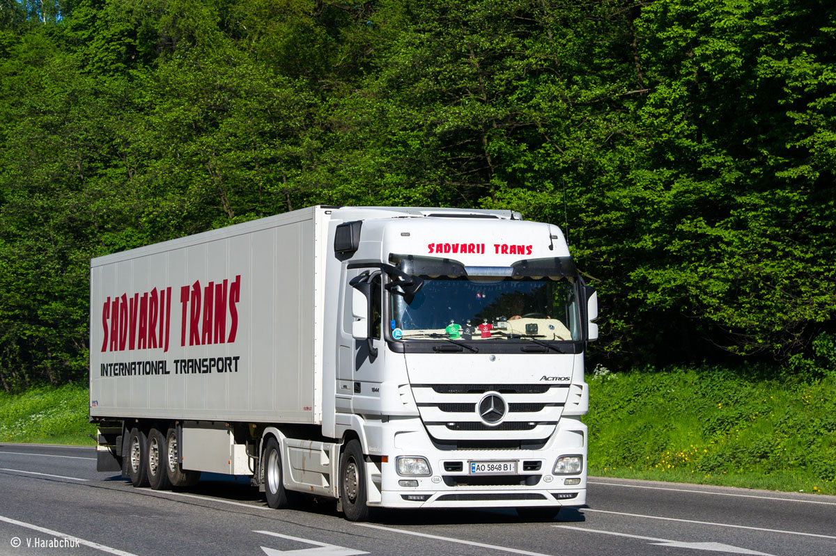 Закарпатская область, № АО 5848 ВІ — Mercedes-Benz Actros ('2009) 1844