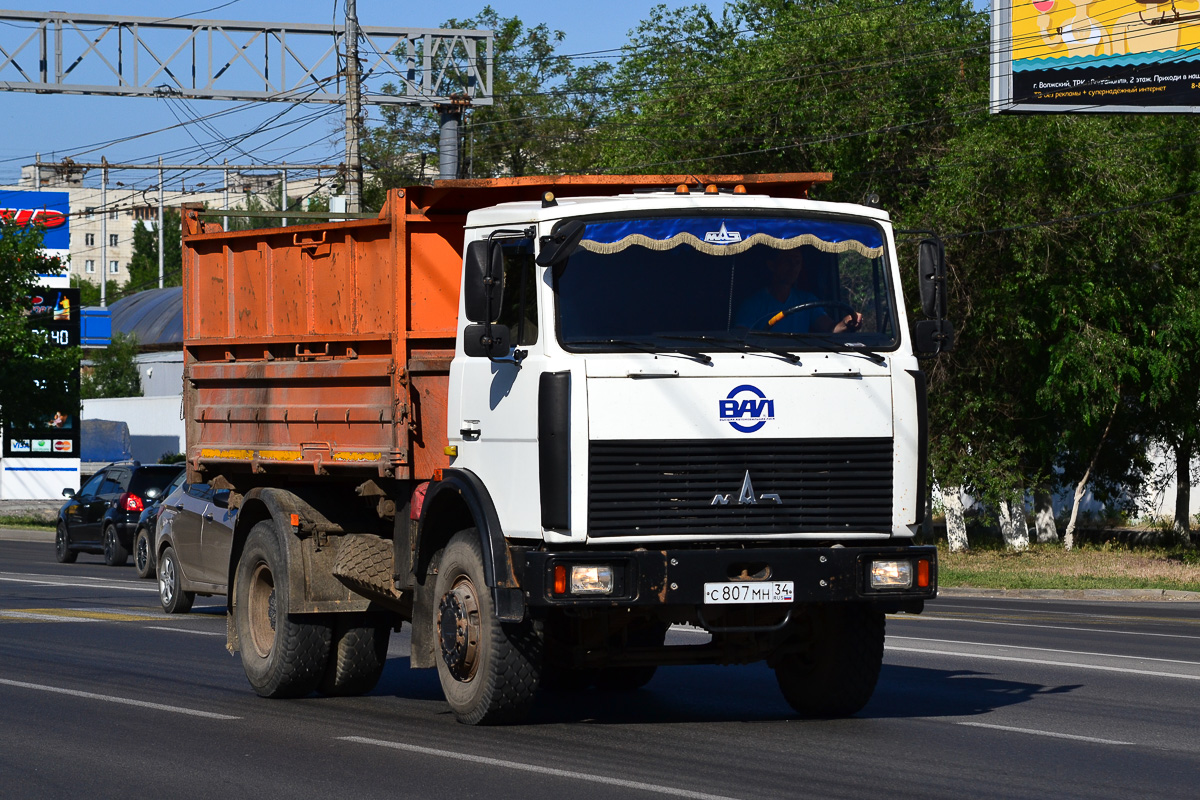 Волгоградская область, № С 807 МН 34 — МАЗ-5551A2