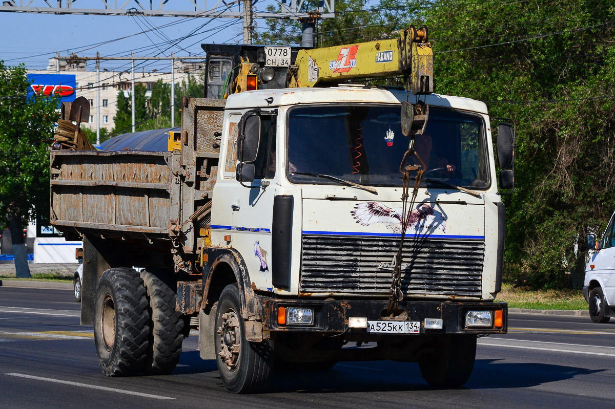 Волгоградская область, № А 525 КК 134 — МАЗ-53371