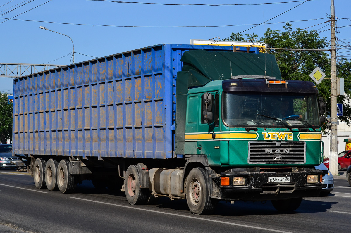 Астраханская область, № К 657 АС 30 — MAN F90 (общая модель)