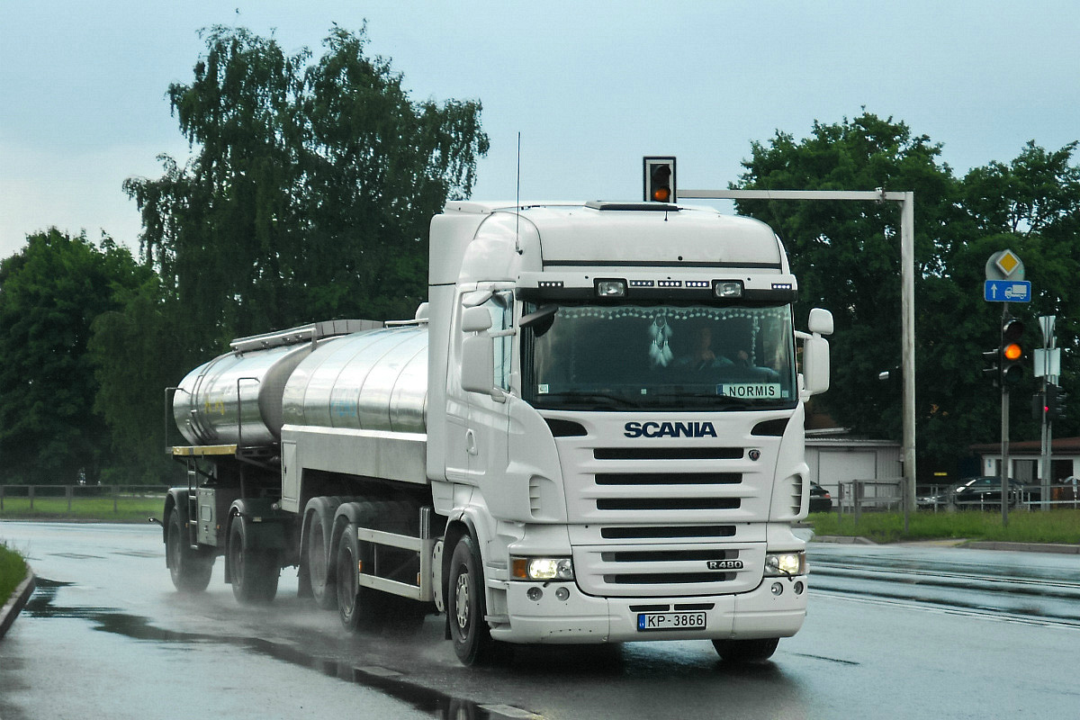 Латвия, № KP-3866 — Scania ('2004) R480