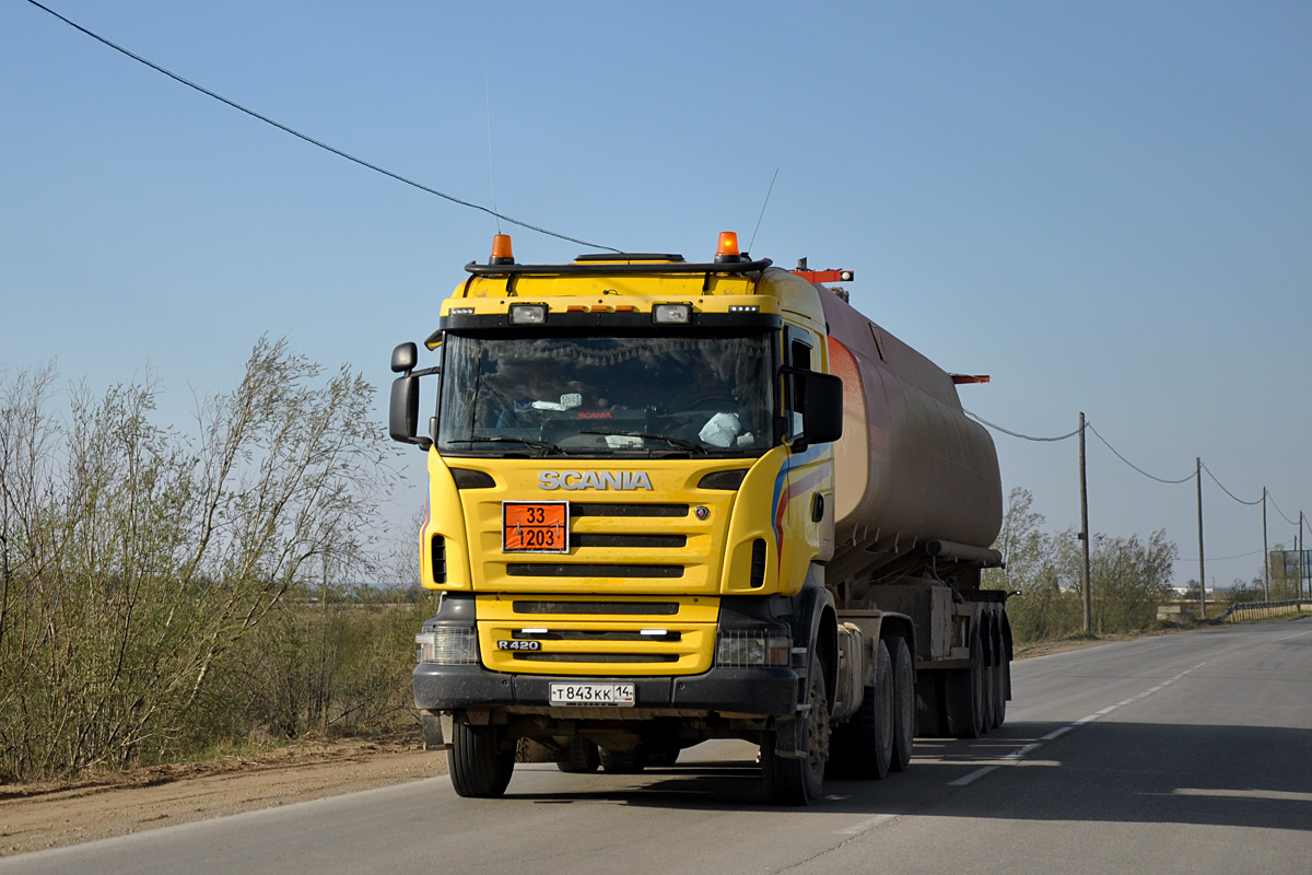 Саха (Якутия), № Т 843 КК 14 — Scania ('2004) R420