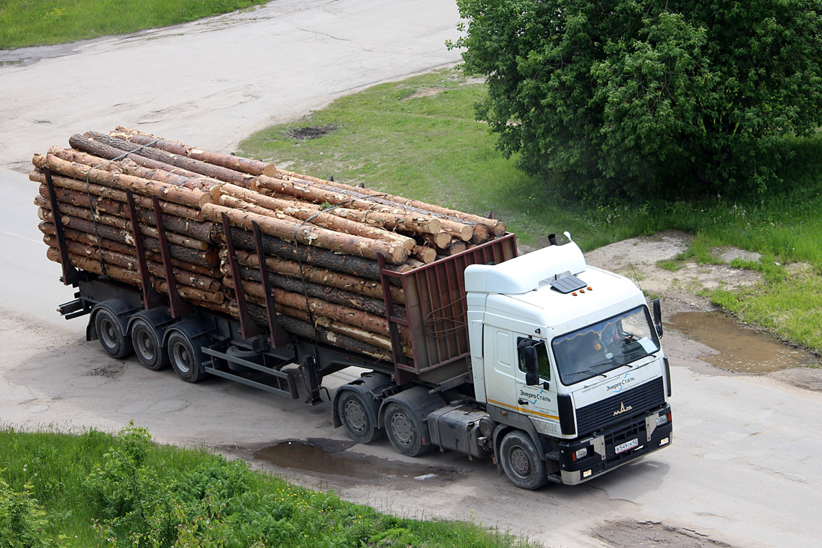 Рязанская область, № В 549 СК 62 — МАЗ-6430A8