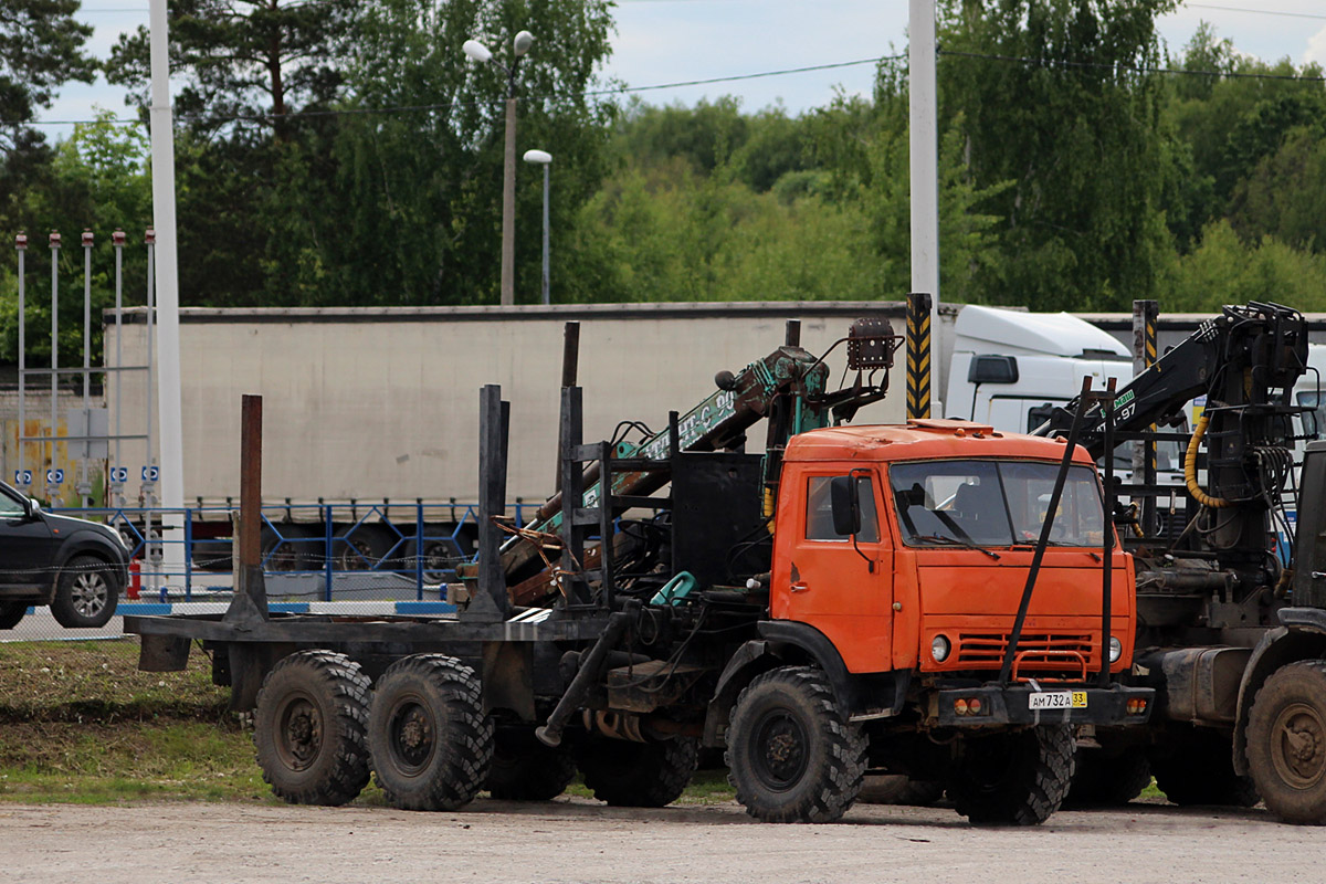 Рязанская область, № АМ 732 А 33 — КамАЗ-43118 (общая модель)