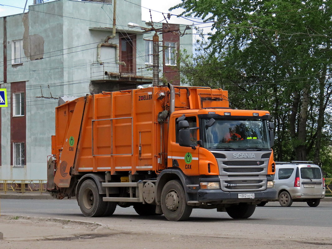 Кировская область, № Т 002 ОО 43 — Scania ('2011) P250