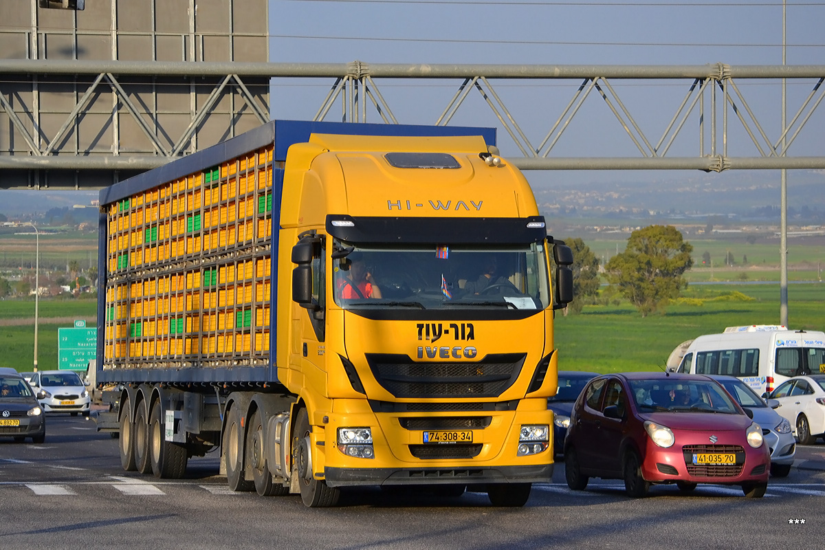 Израиль, № 74-308-34 — IVECO Stralis ('2012)