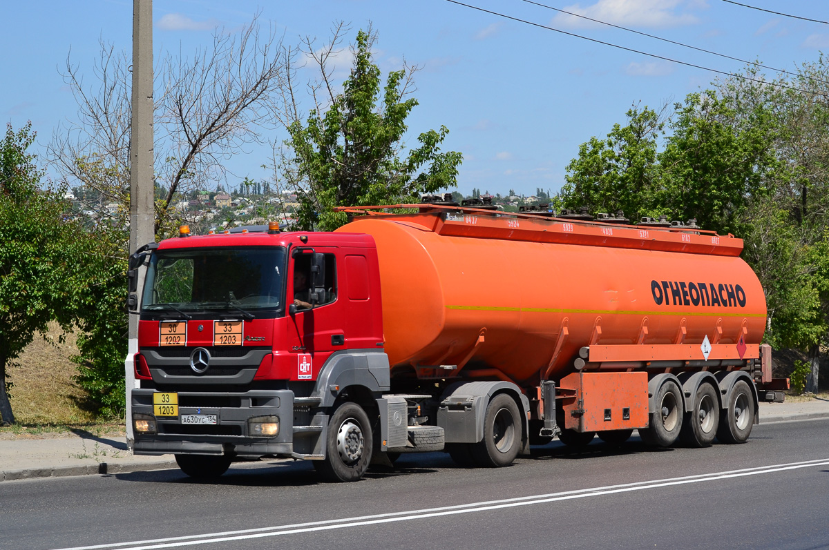 Волгоградская область, № А 630 УС 134 — Mercedes-Benz Axor 1840 [Z9M]