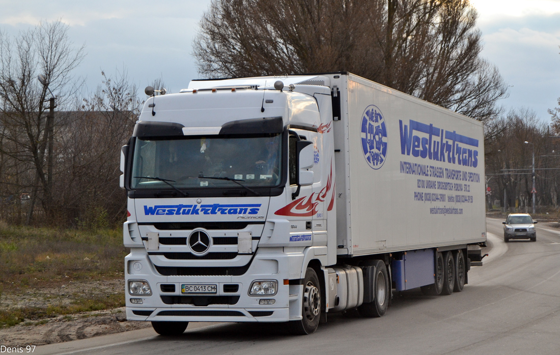 Львовская область, № ВС 0413 СМ — Mercedes-Benz Actros ('2009) 1844