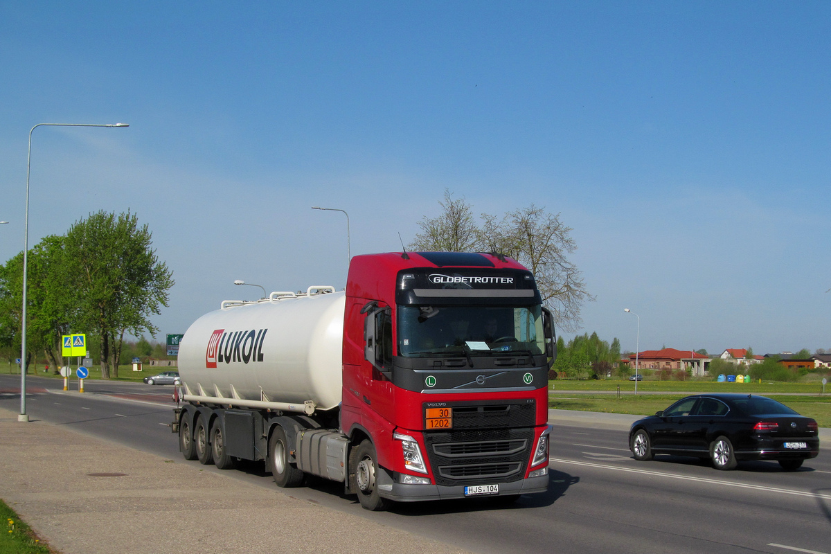 Литва, № HJS 104 — Volvo ('2012) FH.460