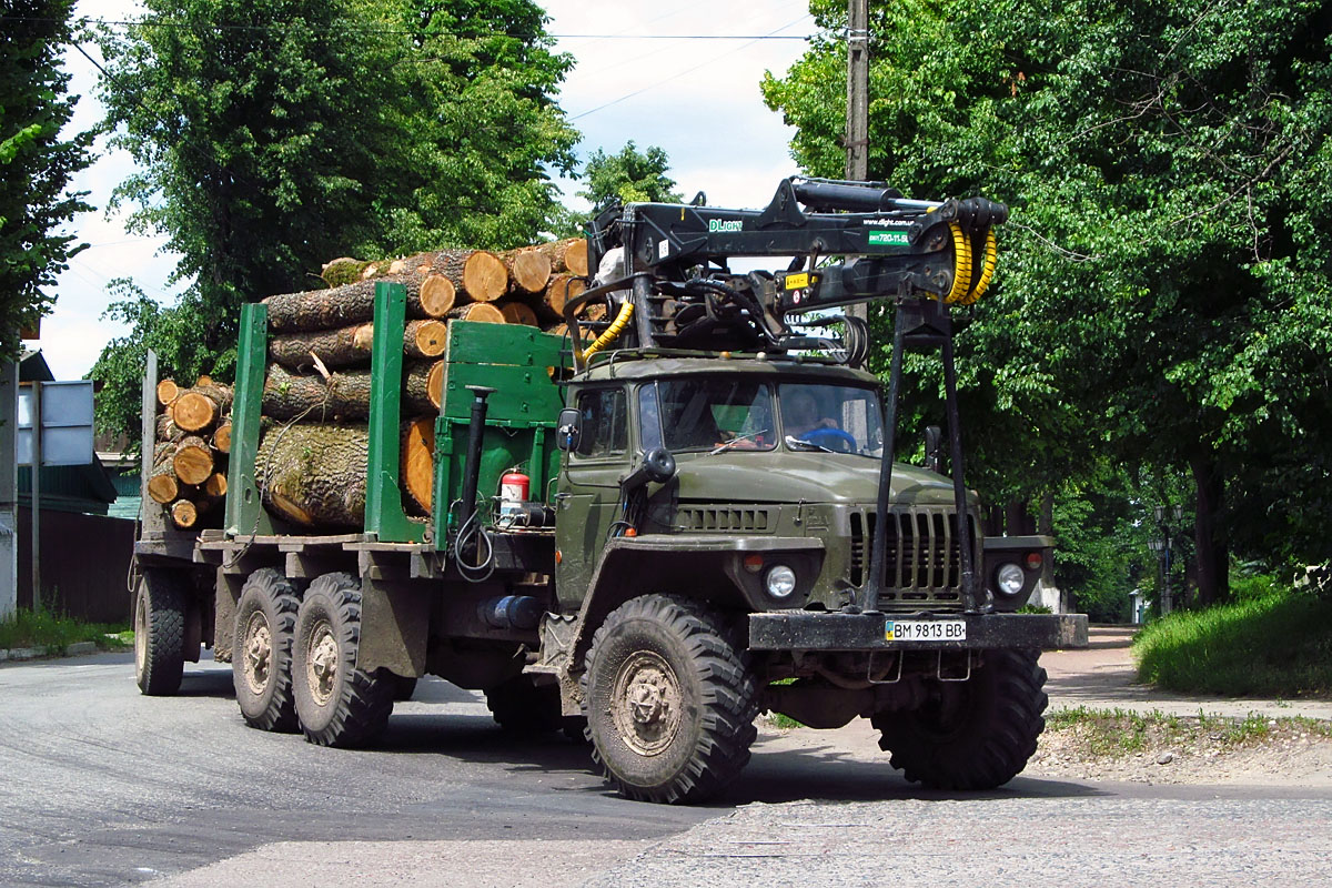 Сумская область, № ВМ 9813 ВВ — Урал-4320 (общая модель)