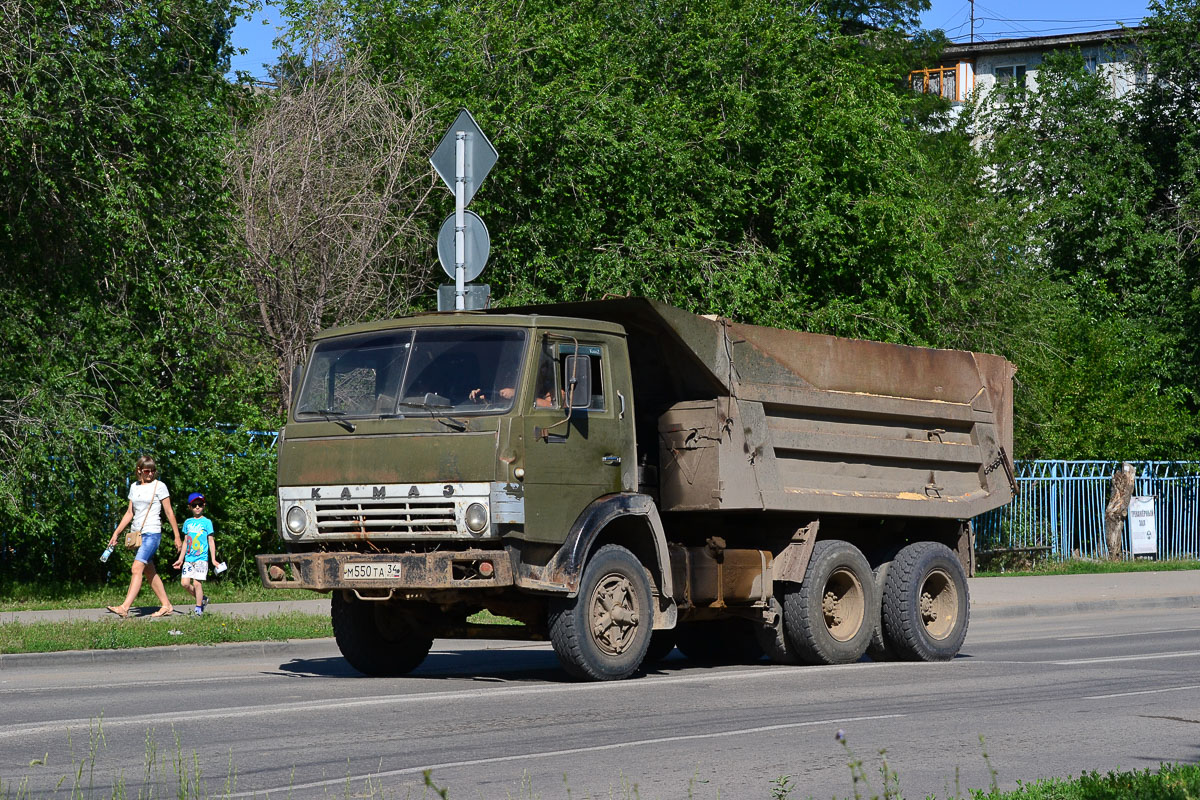 Волгоградская область, № М 550 ТА 34 — КамАЗ-55111 [551110]