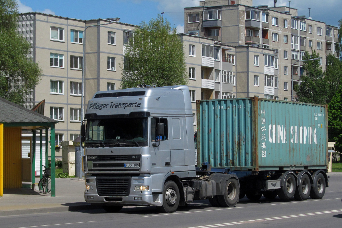 Литва, № FUO 109 — DAF XF95 FT