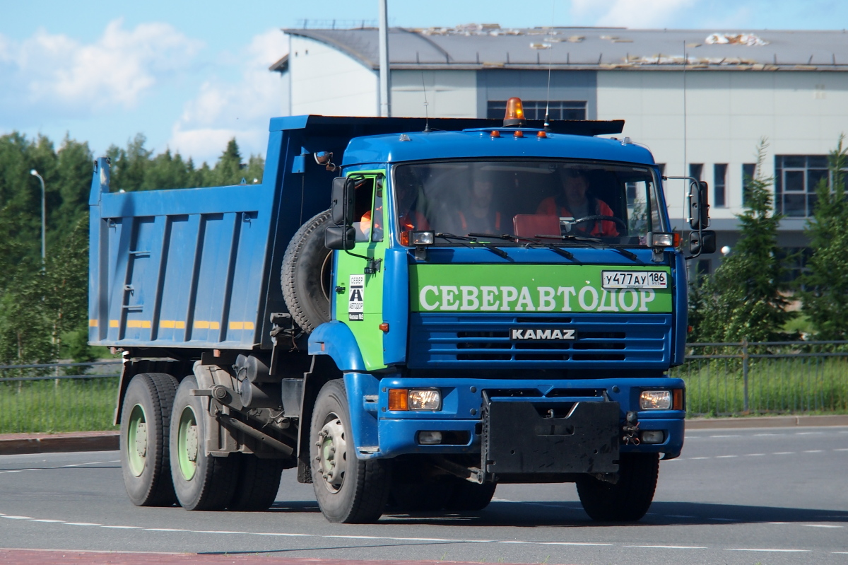 Ханты-Мансийский автоном.округ, № У 477 АУ 186 — КамАЗ-6520-06 [65200F]