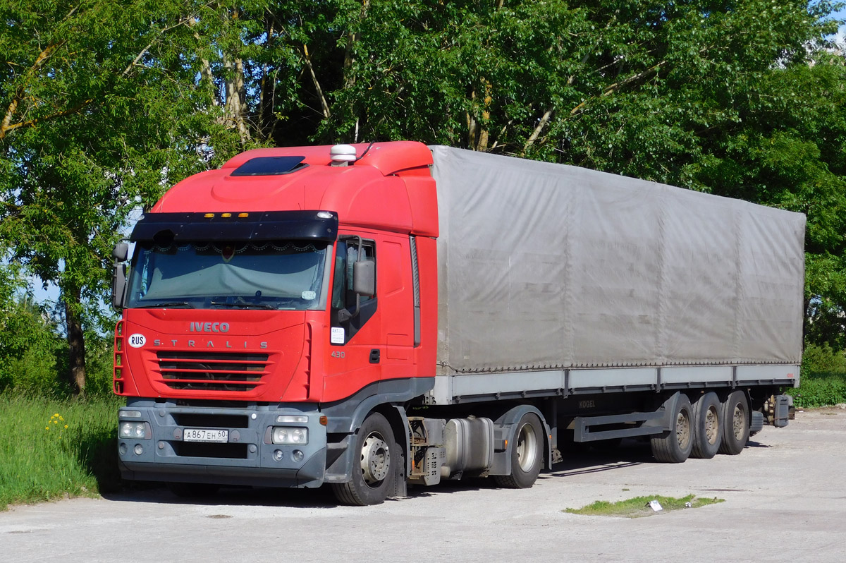 Псковская область, № А 867 ЕН 60 — IVECO Stralis ('2002)