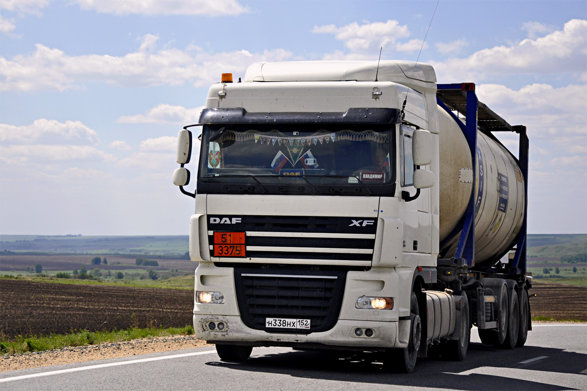 Нижегородская область, № Н 338 НХ 152 — DAF XF105 FT