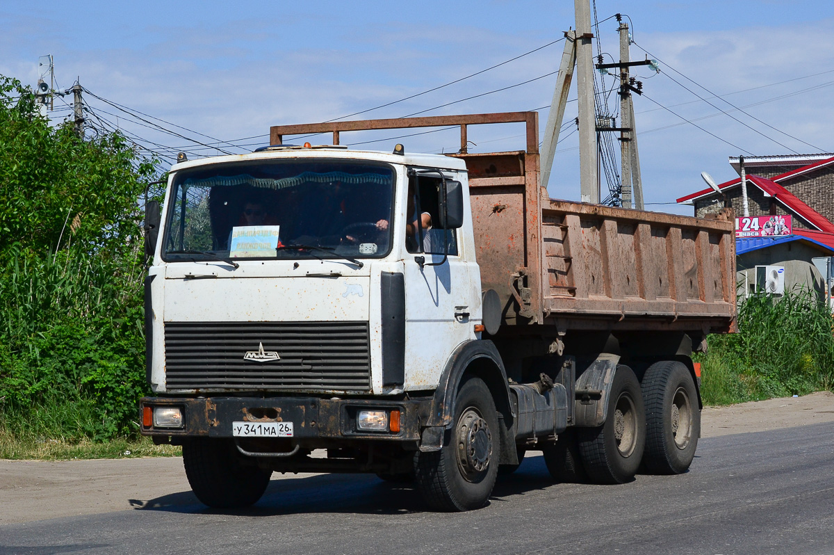 Волгоградская область, № У 341 МА 26 — МАЗ-551605