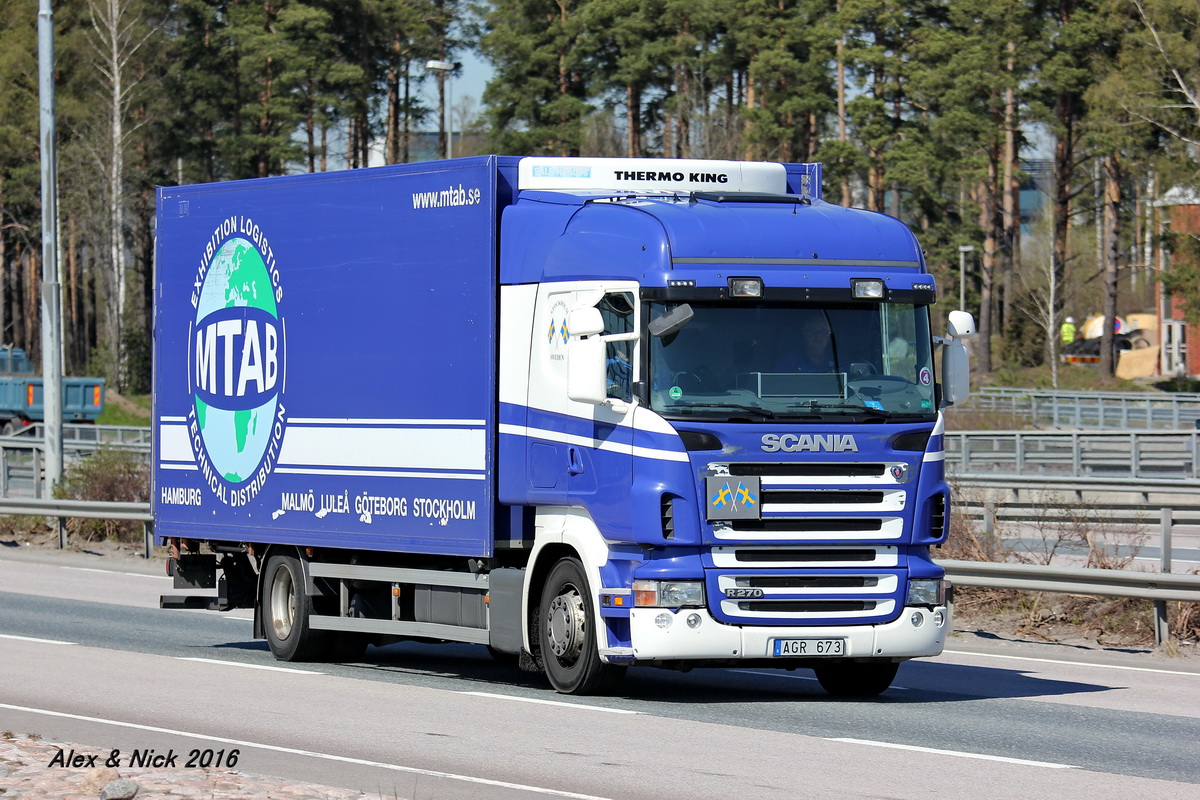 Швеция, № AGR 673 — Scania ('2004, общая модель)