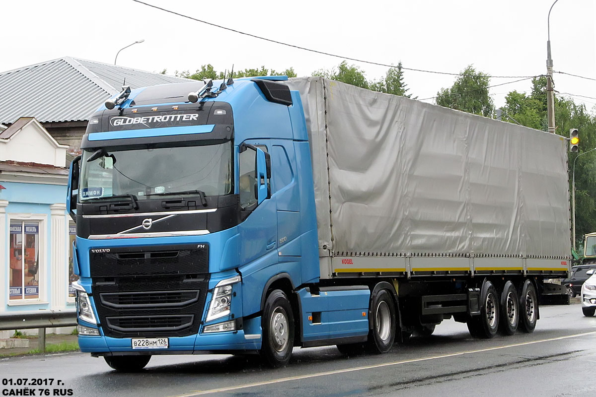 Ставропольский край, № В 228 НМ 126 — Volvo ('2012) FH.500