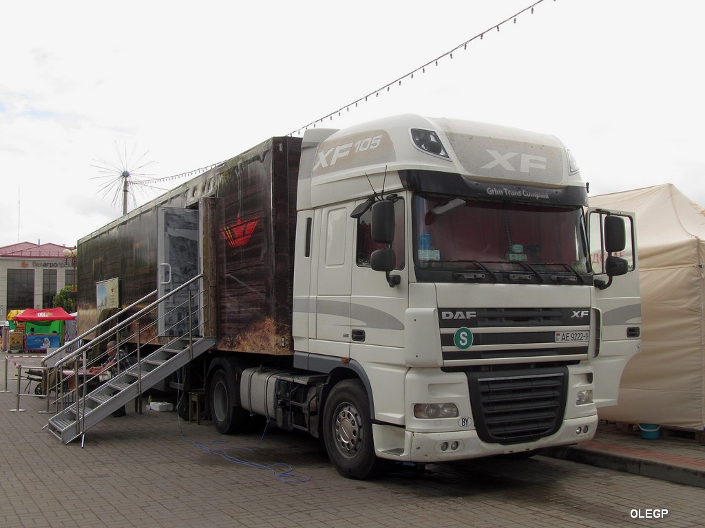 Брестская область, № АЕ 9222-1 — DAF XF105 FT