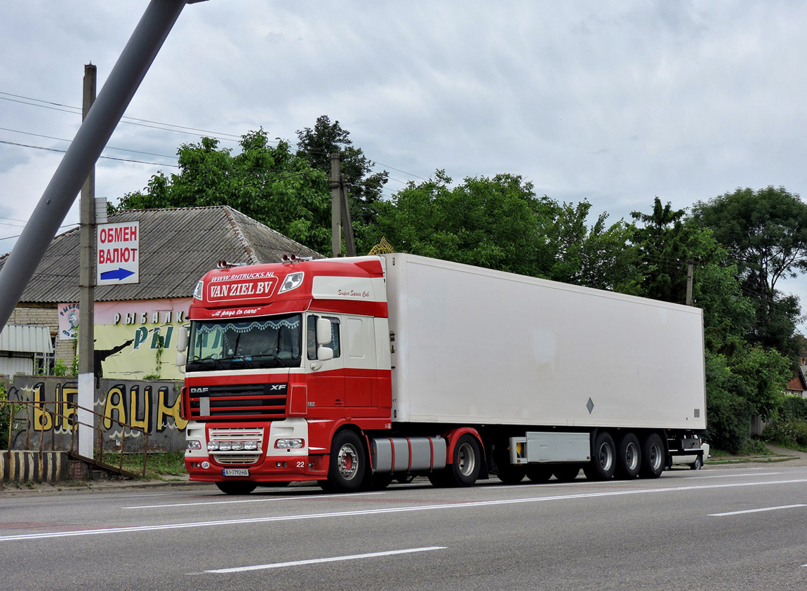 Киевская область, № AI 7792 HA — DAF XF105 FT