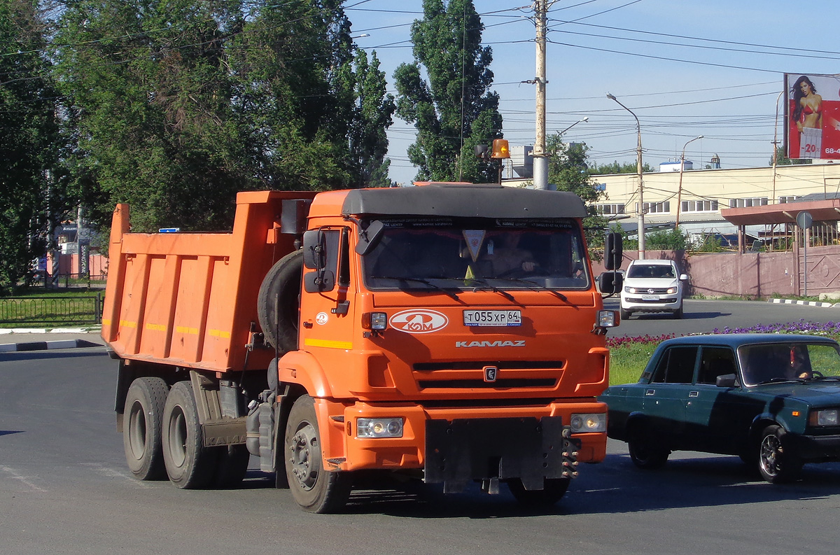 Саратовская область, № Т 055 ХР 64 — КамАЗ-65115-A4