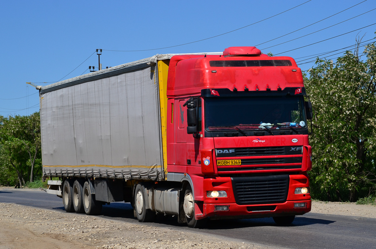 Киргизия, № KGBH 9349 — DAF XF95 FT