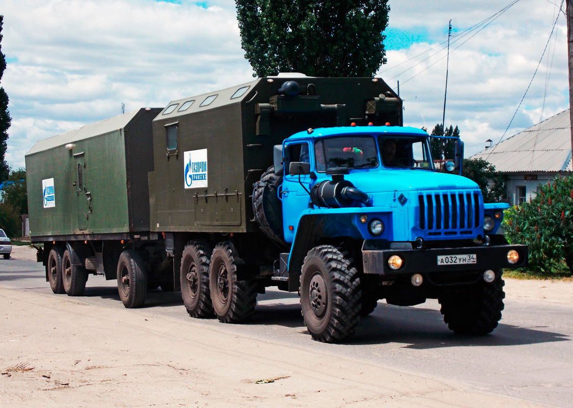 Волгоградская область, № А 032 УН 34 — Урал-4320-41