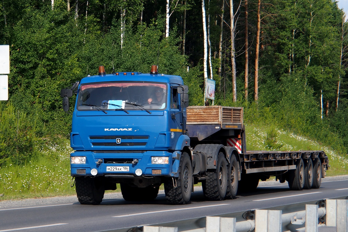 Ханты-Мансийский автоном.округ, № М 229 АК 186 — КамАЗ-53504-46