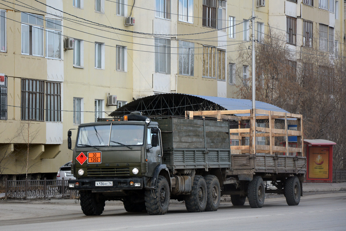 Саха (Якутия), № А 136 КС 14 — КамАЗ-43106